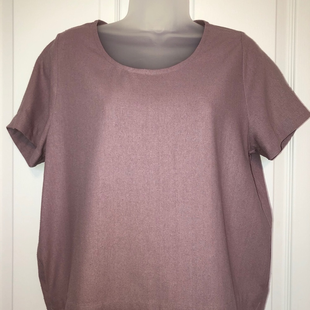 Jamie + The Jones Raw Silk Staple Basic Tee XS